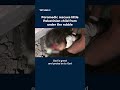 Paramedic Rescues Little Palestinian Child From Under The Rubble
