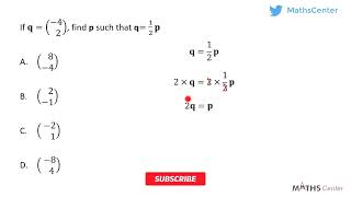 Vectors | Likely Examination Questions | Maths Center