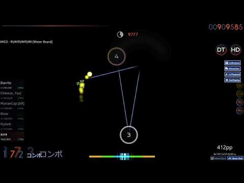 osu! | azr8 | NAMCO - RUN!RUN!RUN! [Water Board] +HD,DT 98.97% FC #1 563pp