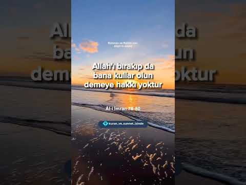 Ali İmran 78-80 ayet meali #kuran #kuranmeali #kesfet #kuranıkerim #islam #quran #allah