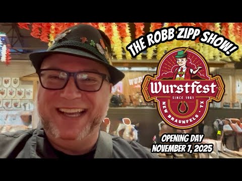 🌭 ROBB ZIPP AT WURSTFEST! 11-7-2025