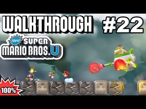 New Super Mario Bros. U 100% Multiplayer Walkthrough - Part 22