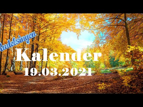 Der Mitsing-Kalender am 19.03.2021  - Tag 78