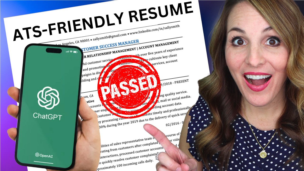 How To Write An ATS-Friendly Resume Using ChatGPT in 2025 | BEST FORMAT & TEMPLATE