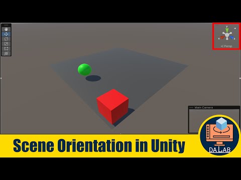 Scene View Orientation in Unity
