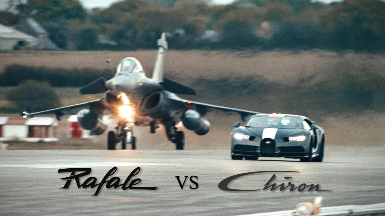 BUGATTI CHIRON Sport vs DASSAULT RAFALE !