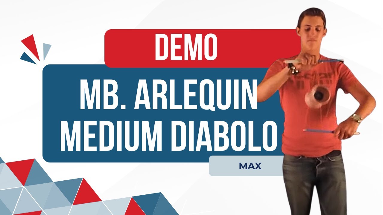 product video Mr. Babache Arlequin Medium Diabolo