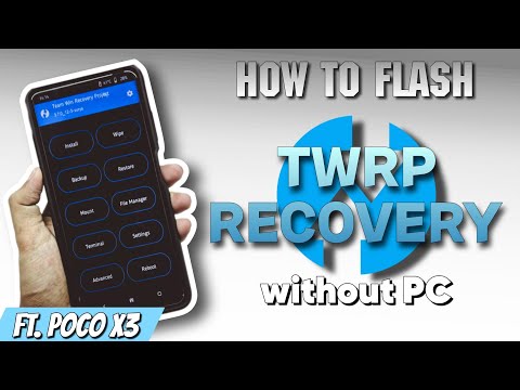 [WITHOUT PC] // HOW TO FLASH TWRP RECOVERY ON ANY DEVICE // FT. POCO X3 // EASIEST METHOD