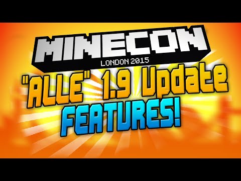 Minecraft 1.9 COMBAT UPDATE & END UPDATE - Minecon 2015! NEWS | CraftingPat