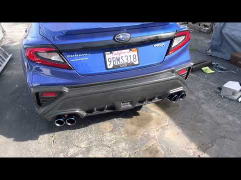 ETS Axleback Resonated (Remark Resonated Midpipe) vs ETS Non-Resonated 2022 WRX vs Stock Exhaust