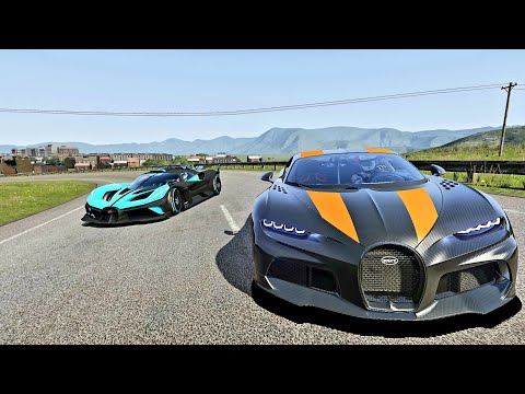2021 Bugatti Bolide vs Bugatti Chiron Sport!!!