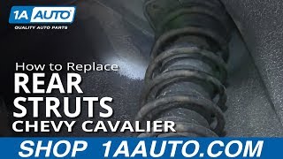 How to Replace Rear Struts 95-99 Chevy Cavalier
