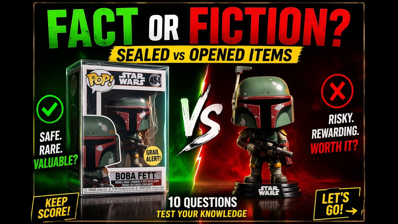 Sealed vs Opened Collectibles&hellip; What Actually Makes Money? (Fact or Fiction Quiz)