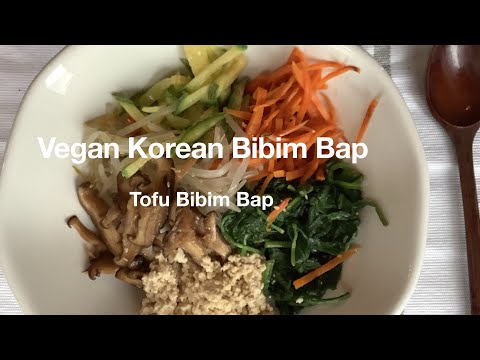 Miss parsley's Vegan Korean Bibimbap (Tofu Korean Bibim Bap)