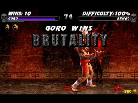 Mortal Kombat The Dragon Tournament - GORO Gameplay Playthrough