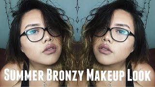 Summer Bronzy Makeup Look