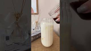 Gün 1 | Buzlu Vanilyalı Latte ☕🧊Evde 1 dakikada hazırlayabileceğin ferah ve yumu