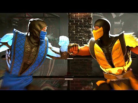 Injustice 2 - Sub-Zero Vs Sub-Zero All Mirror Intro Dialogue/All Clash Quotes, Super Move, Ending