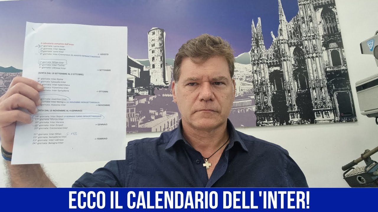 COMMENTO RAGIONATO AL CALENDARIO 2022-23 DELL'INTER