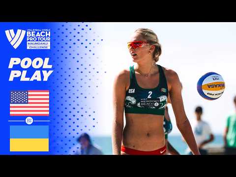 Hughes/Batenhorst 🇺🇸 vs. Serdiuk/Kurnikova 🇺🇦 - Pool Play Highlights |Bhubaneswar 2026 #BeachProTour
