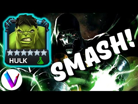 Buffed Hulk solos Gauntlet Doom - This Champ is a Menace!  6 Star Buffed OG Hulk MCoC