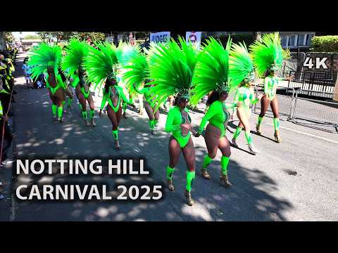 🇬🇧 Notting Hill Carnival 2025 : Full Main Day Parade! | 4K