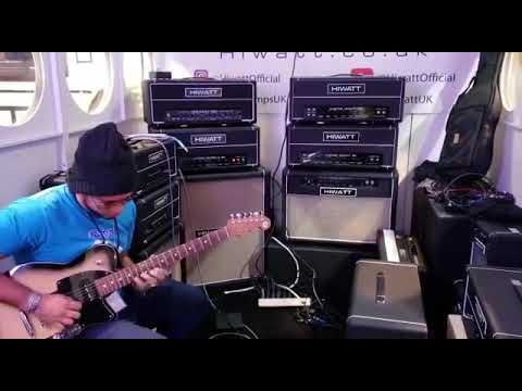 Testing Hiwatt hi gain 50 NAMM show 2019