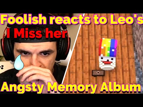 Jetmoh - Foolish Reacts to Leonarda's Album for the first time on QSMP Minecraft