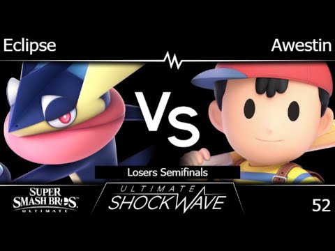 USW 52 - K2S | Eclipse (Greninja) vs TLOC | Awestin (Ness) Losers Semifinals - SSBU