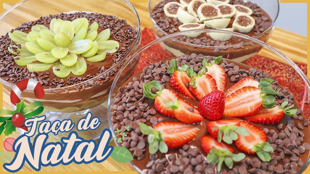 A MELHOR SOBREMESA PARA O SEU NATAL I SOBREMESA NA TAÇA I FAÇA E VENDA I Receitas de Pai