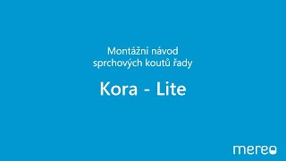Sprchový set z Kory Lite, čtvrtkruh, 90 cm, chrom ALU, sklo Čiré a vaničky z litého mramoru