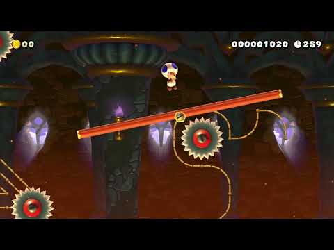 Iggy's Seesaw Ride Castle by BY101 🍄 Super Mario Maker 2 😶 No Commentary　#ack