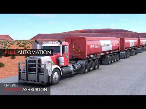 Mineral Resources adds world-first automated road trains to its haulage fleet