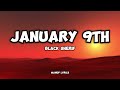 Black Sherif January 9th Lyrics