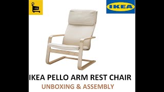 IKEA PELLO ARM CHAIR UNBOXING & ASSEMBLY
