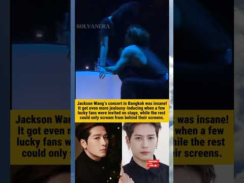Jackson Wang’s playful moment with a female fan on stage stole the spotlight #jacksonwang #wangjiaer
