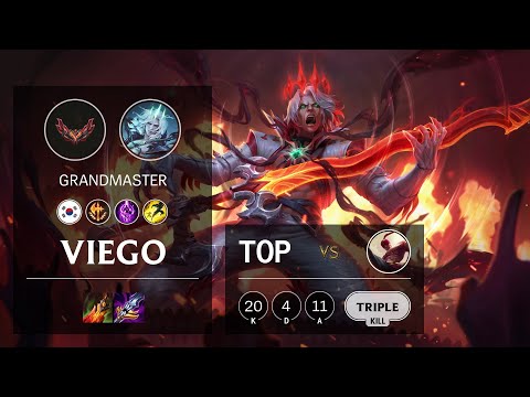 Viego Top vs Lee Sin - KR Grandmaster Patch 12.3
