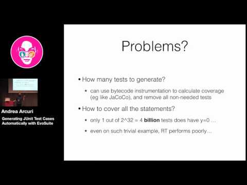 Øredev 2016 - Andrea Arcuri - Generating JUnit test cases Automatically with Evosuite