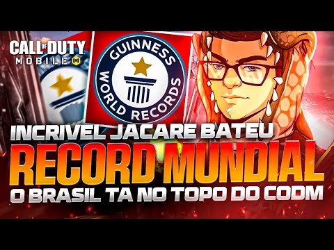 Jacaré broke the Call of Duty Mobile world record in 2025 🔥🔥🔥