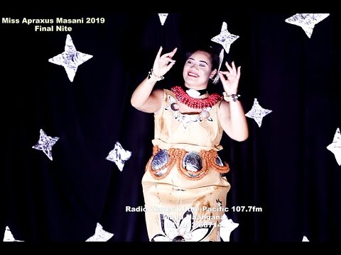 MISS APRAXUS MASANI 2019 FINAL NITE-TAUOLUNGA  FKALIALI- Lilieta Fisiihoi-Radio Waves of the PACIFIC