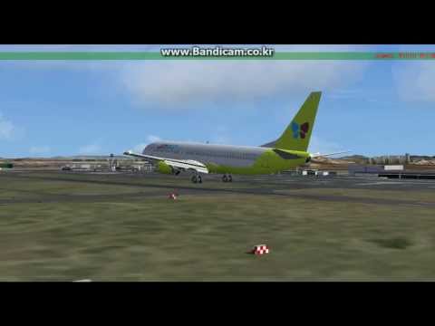 Jin Air LJ304 B737-800 Landing at Gimpo Int'l Airport(RKSS/GMP)