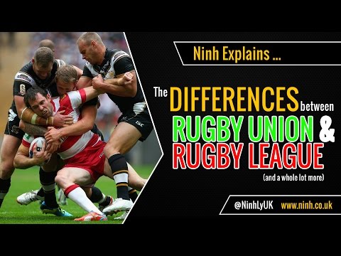 The Difference between Rugby Union & Rugby League - EXPLAINED!