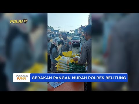 POLRES BELITUNG LAKSANAKAN GERAKAN PANGAN MURAH