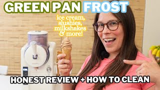 GreenPan Frost Ice Cream and Frozen Drink Maker Review + Chocolate Ice Cream Recipe