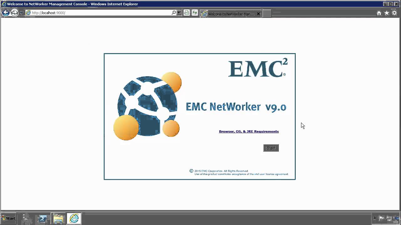 EMC Networker 9 Installation