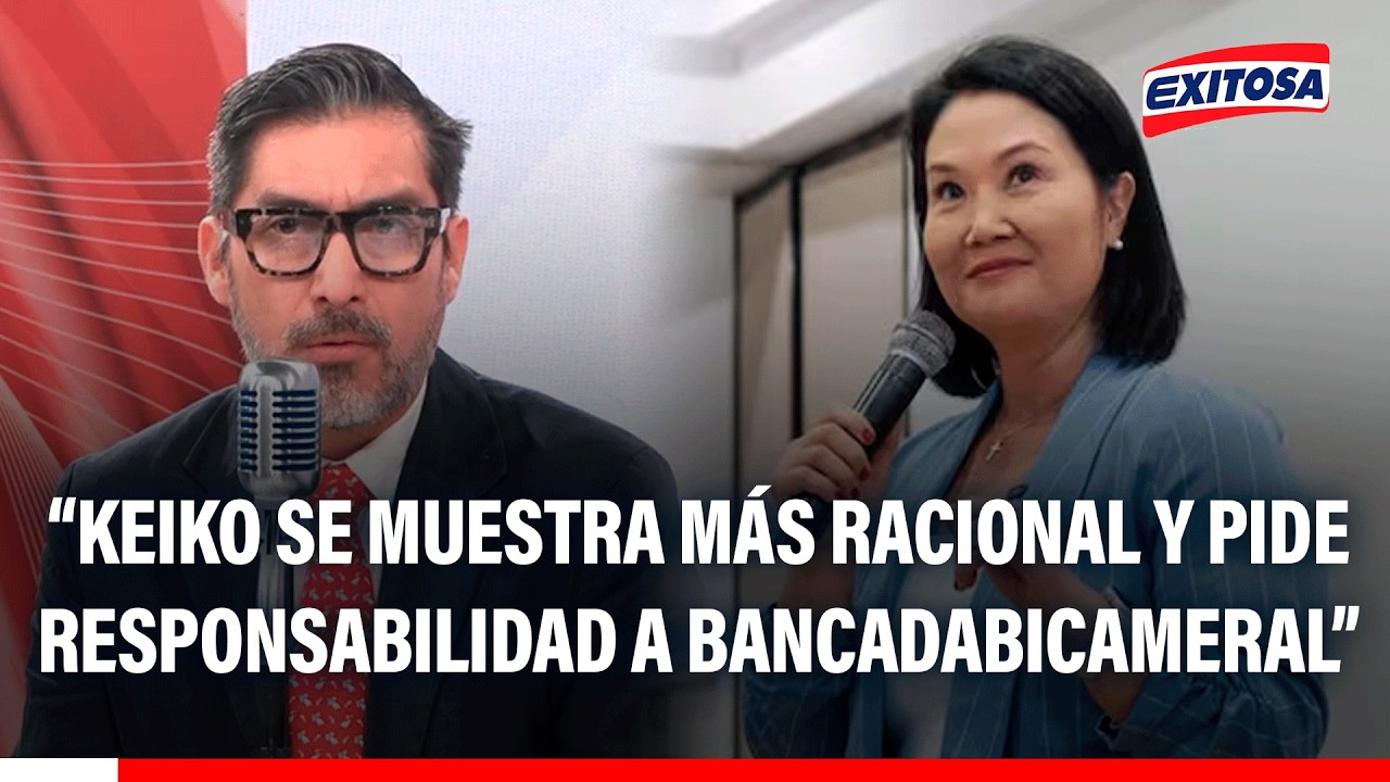 🔴🔵 Jesús Verde: "Keiko se muestra más racional y pide a bancada bicameral que sea más responsable"