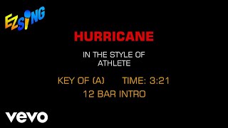 Athlete - Hurricane (Karaoke)