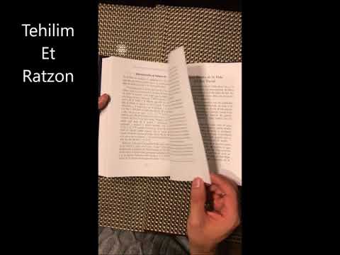 Clip Tehilim Ratzon - Almacén de Libros Judíos