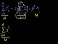 Statistics – Alternate Variance Formulas Video Tutorial