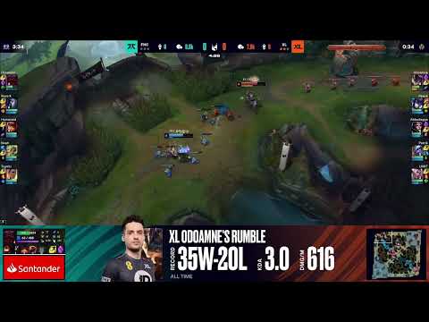 XL vs FNC - Game 3 - Playoffs LEC Summer - Casted by Arron Branton - EXCEL vs FNATIC (2023)
